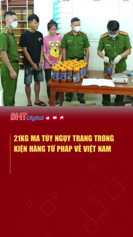21kg ma túy ngụy trang trong kiện hàng từ Pháp về Việt Nam