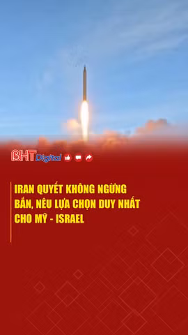 Iran quyết không ngừng bắn, nêu lựa chọn duy nhất cho Mỹ - Israel