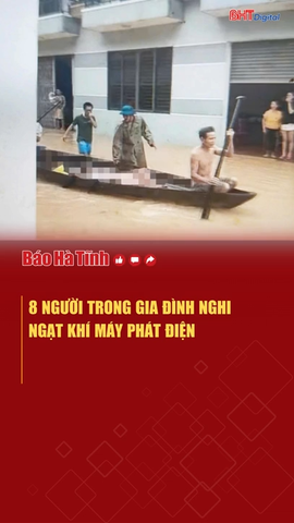 8 người trong gia đình nghi ngạt khí máy phát điện