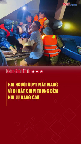 2 người suýt mất mạng vì đi bắt chim trong đêm khi lũ dâng cao