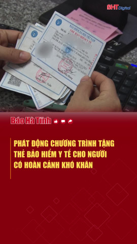 Phát động chương trình tặng thẻ BHYT cho người khó khăn