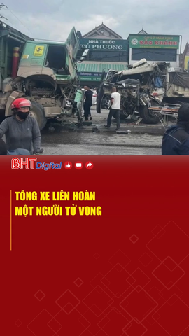 Tông xe liên hoàn, một người tử vong