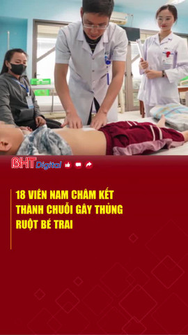 18 viên nam châm kết thành chuỗi gây thủng ruột bé trai