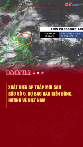 Xuất hiện áp thấp mới sau bão số 5, dự báo vào Biển Đông 