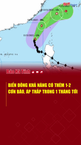 Biển Đông khả năng có thêm 1-2 cơn bão, áp thấp trong tháng tới