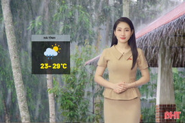 Dự báo thời tiết Hà Tĩnh ngày 31/8: Ngày có mưa vừa, mưa to