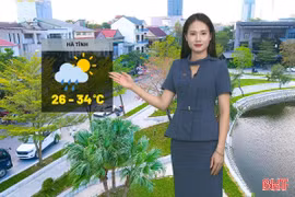 Dự báo thời tiết Hà Tĩnh ngày 12/6: có mưa vài nơi, ngày nắng