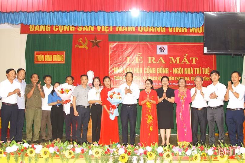 Thạch Hà ra mắt “Nhà văn hóa cộng đồng - ngôi nhà trí tuệ” tại Thạch Hội