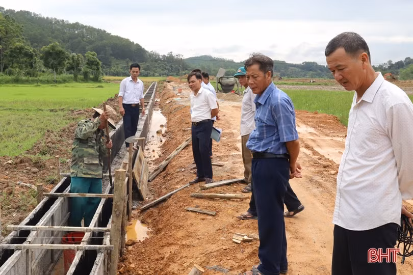 Hương Sơn đẩy nhanh tiến độ tích tụ ruộng đất