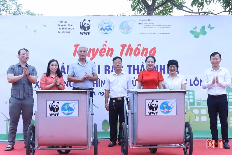 Phụ nữ TP Hà Tĩnh hưởng ứng giảm thiểu rác thải nhựa