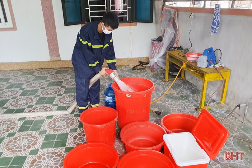 Khắc phục thiếu nước cho người dân TX Hồng Lĩnh trong tuần này
