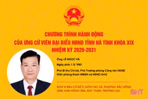 Chương trình hành động của ứng cử viên đại biểu HĐND tỉnh khóa XIX Lê Ngọc Hà