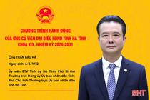 Chương trình hành động của ứng cử viên đại biểu HĐND tỉnh khóa XIX Trần Báu Hà