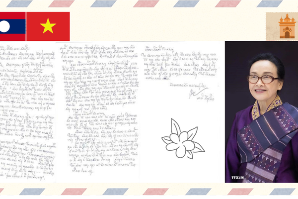 Bức tâm thư của Phu nhân Tổng Bí thư Lào gửi Phu nhân Tổng Bí thư Nguyễn Phú Trọng