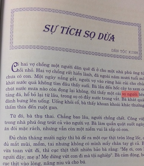 Nhiều sách in chi tiết “mẹ Sọ Dừa uống nước sọ người” ảnh 7 Nhiều sách in chi tiết “mẹ Sọ Dừa uống nước sọ người” ảnh 7