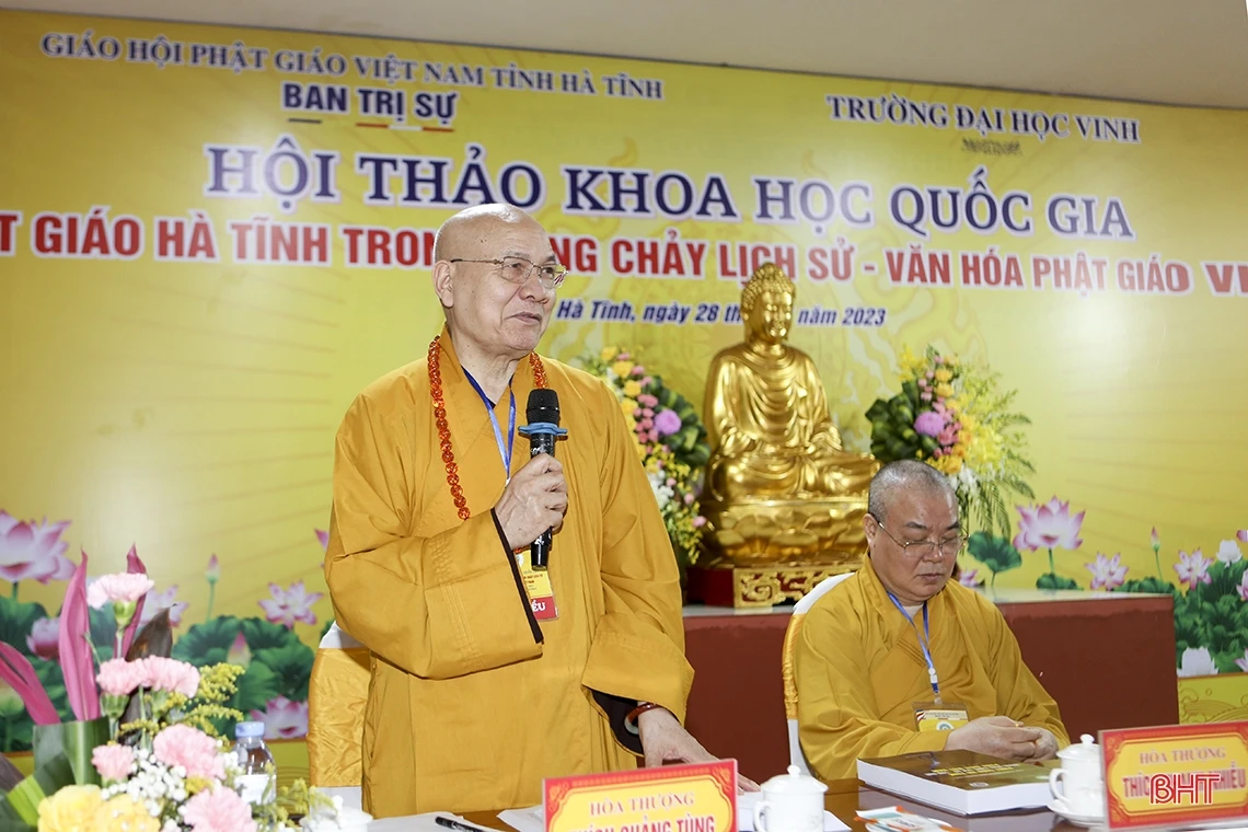 Làm sáng tỏ vai trò Phật giáo Hà Tĩnh trong dòng chảy lịch sử - văn hóa Phật giáo Việt Nam