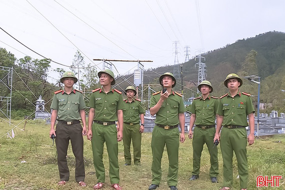 Bảo vệ thi công, đảm bảo tiến độ Dự án Trạm biến áp 220kV Vũng Áng