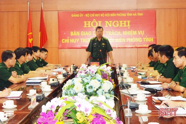 Bàn giao chức trách, nhiệm vụ Chỉ huy trưởng BĐBP Hà Tĩnh