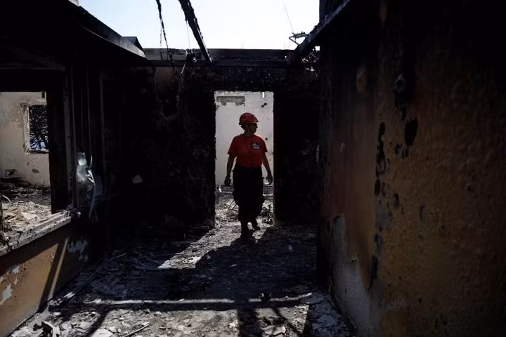 Cảnh tang thương sau thảm họa cháy rừng ở Hy Lạp