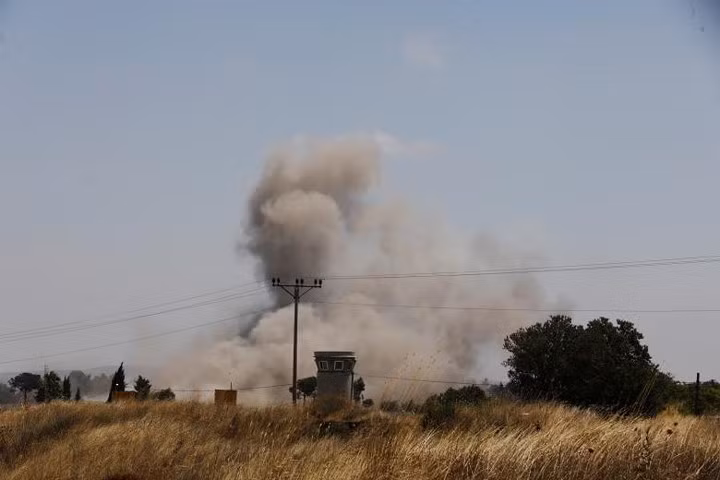 Ảnh: Cuộc chiến khốc liệt ở Syria nhìn từ phía Israel