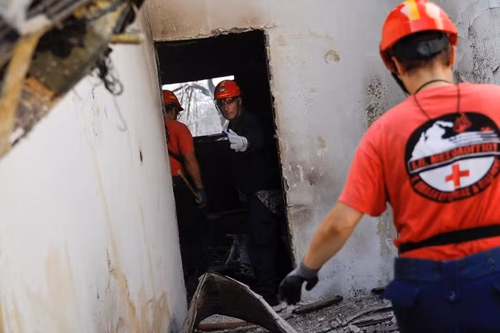 Cảnh tang thương sau thảm họa cháy rừng ở Hy Lạp