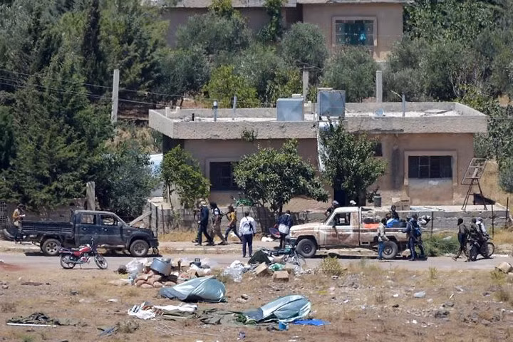 Ảnh: Cuộc chiến khốc liệt ở Syria nhìn từ phía Israel