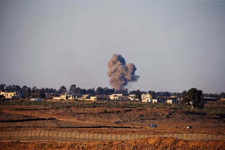 Ảnh: Cuộc chiến khốc liệt ở Syria nhìn từ phía Israel