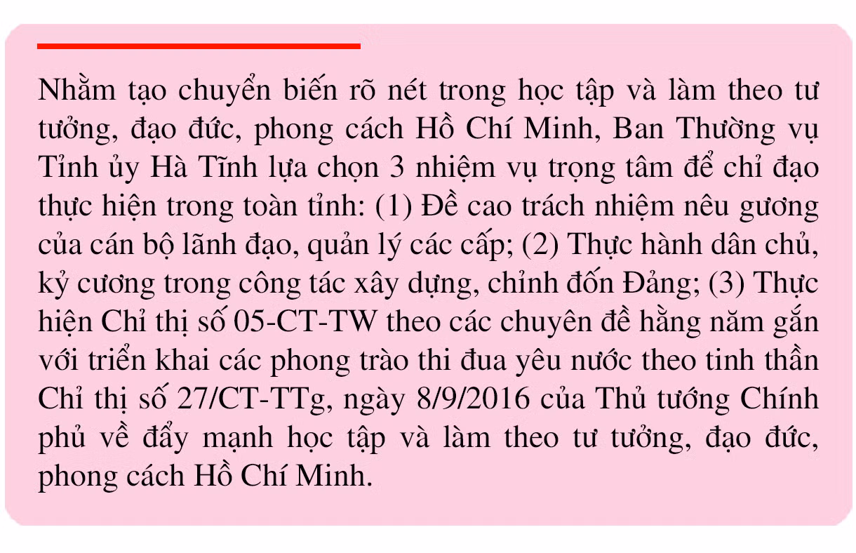 Hà Tĩnh - những con số nổi bật sau 5 năm học tập, làm theo gương Bác