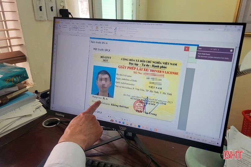 Hệ thống xử lý việc cấp đổi GPLX cho người dân đang bị lỗi. bqbht_br_giay-phep-lai-xe.jpg