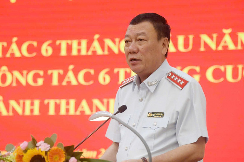 Tổng Thanh tra Chính phủ Đoàn Hồng Phong phát biểu tại hội nghị. Ảnh: Thanhtra.com.vn thanh-tra-chinh-phu.jpg