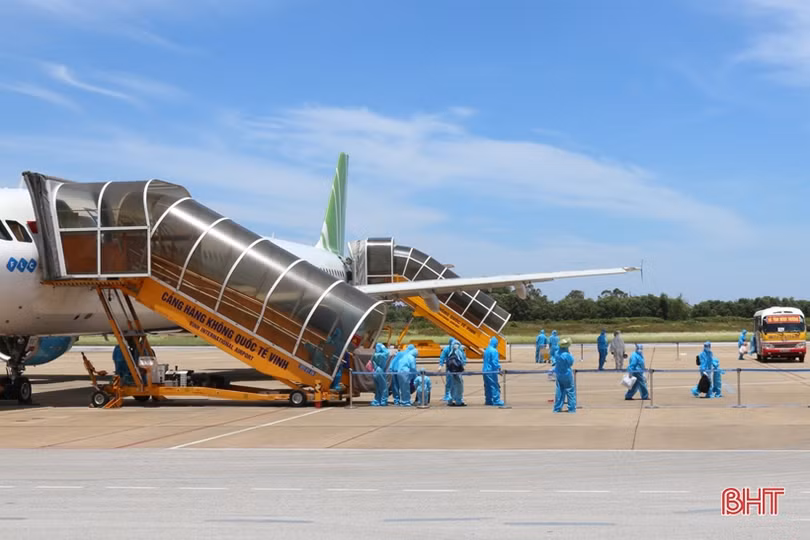 Hà Tĩnh đã đưa 807 công dân hồi hương sau 4 chuyến bay