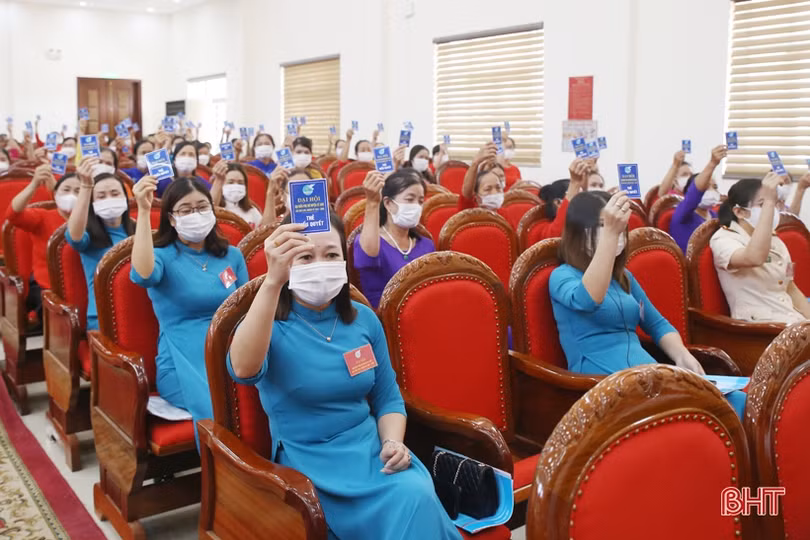Chủ tịch Hội LHPN huyện Kỳ Anh Phạm Thị Hương tái đắc cử nhiệm kỳ 2021 - 2026