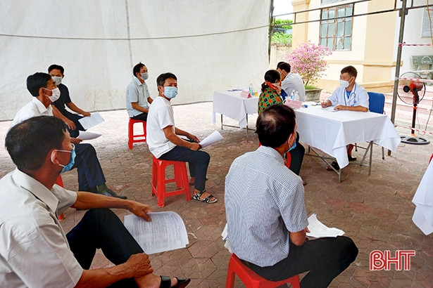 Huyện Kỳ Anh, Thạch Hà triển khai tiêm vacxin phòng COVID-19 đợt 4