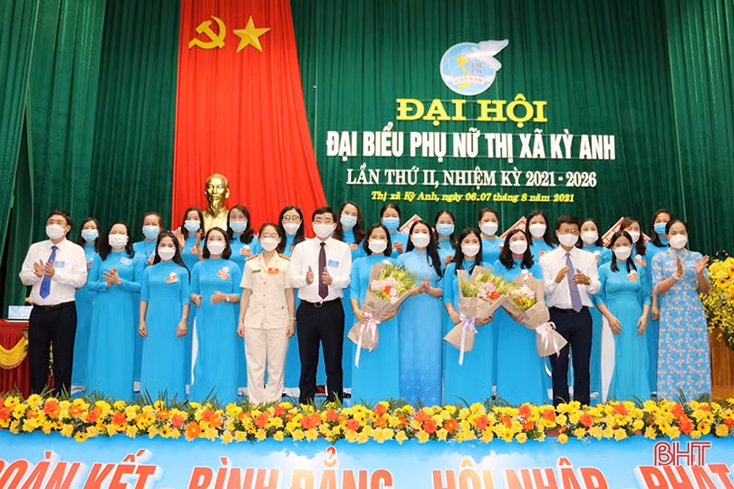 Bà Đoàn Thị Mỹ tái đắc cử Chủ tịch Hội LHPN thị xã Kỳ Anh