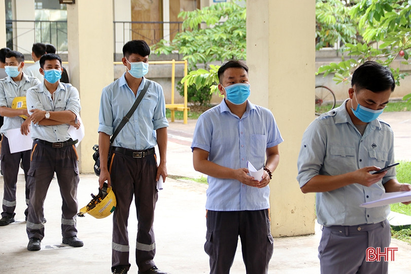 1.350 công nhân Formosa Hà Tĩnh tiêm vacxin phòng COVID-19