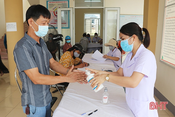 Huyện Kỳ Anh, Thạch Hà triển khai tiêm vacxin phòng COVID-19 đợt 4