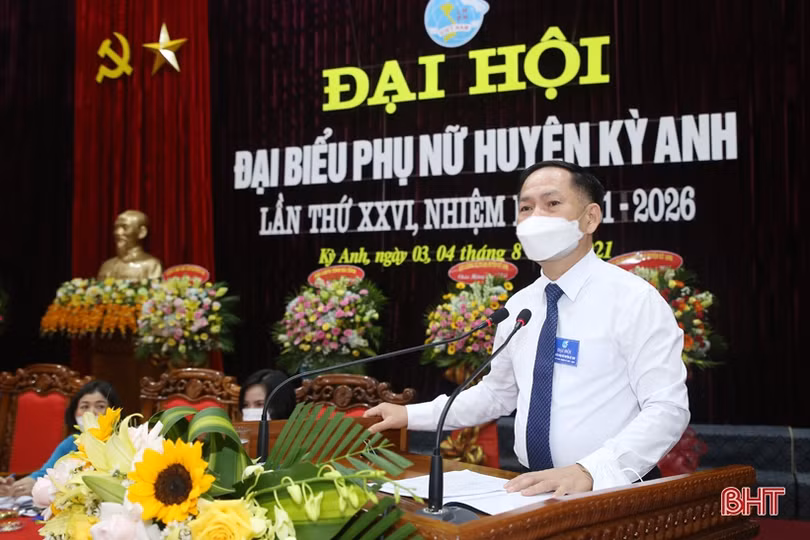 Chủ tịch Hội LHPN huyện Kỳ Anh Phạm Thị Hương tái đắc cử nhiệm kỳ 2021 - 2026