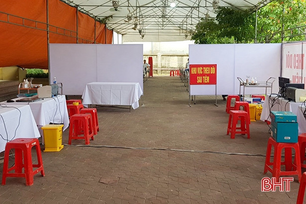 Huyện Kỳ Anh, Thạch Hà triển khai tiêm vacxin phòng COVID-19 đợt 4