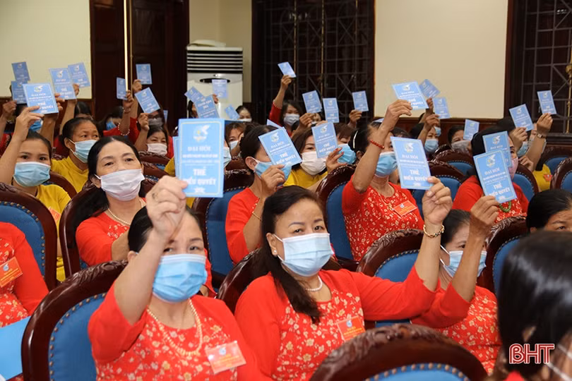 Bà Đoàn Thị Mỹ tái đắc cử Chủ tịch Hội LHPN thị xã Kỳ Anh
