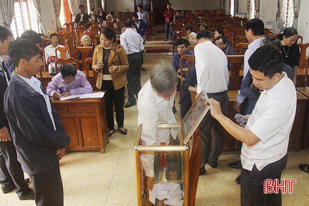 28 hộ dân ảnh hưởng dự án cao tốc Bắc - Nam ở Đức Thọ bốc thăm nhận đất tái định cư