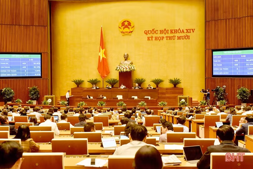 Đại biểu Quốc hội biểu quyết thông qua 4 luật và 2 nghị quyết quan trọng