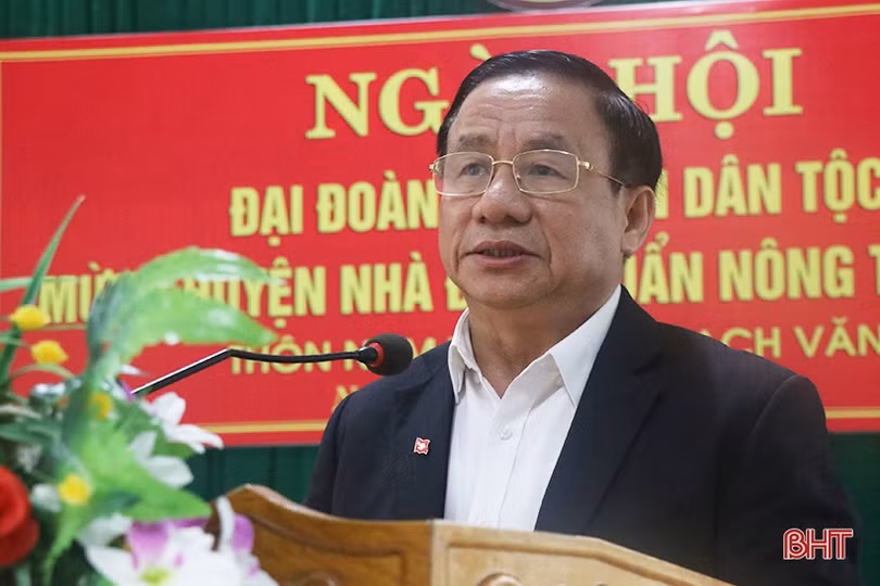 Lãnh đạo Hà Tĩnh vui đại đoàn kết với Nhân dân