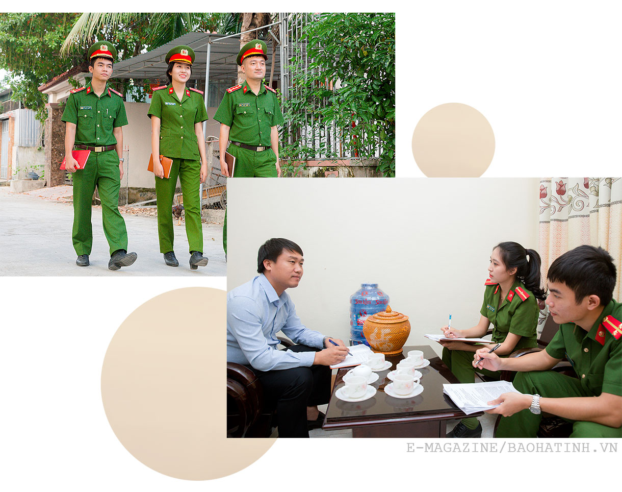 Chuyện những nữ công an chính quy về xã ở Hà Tĩnh