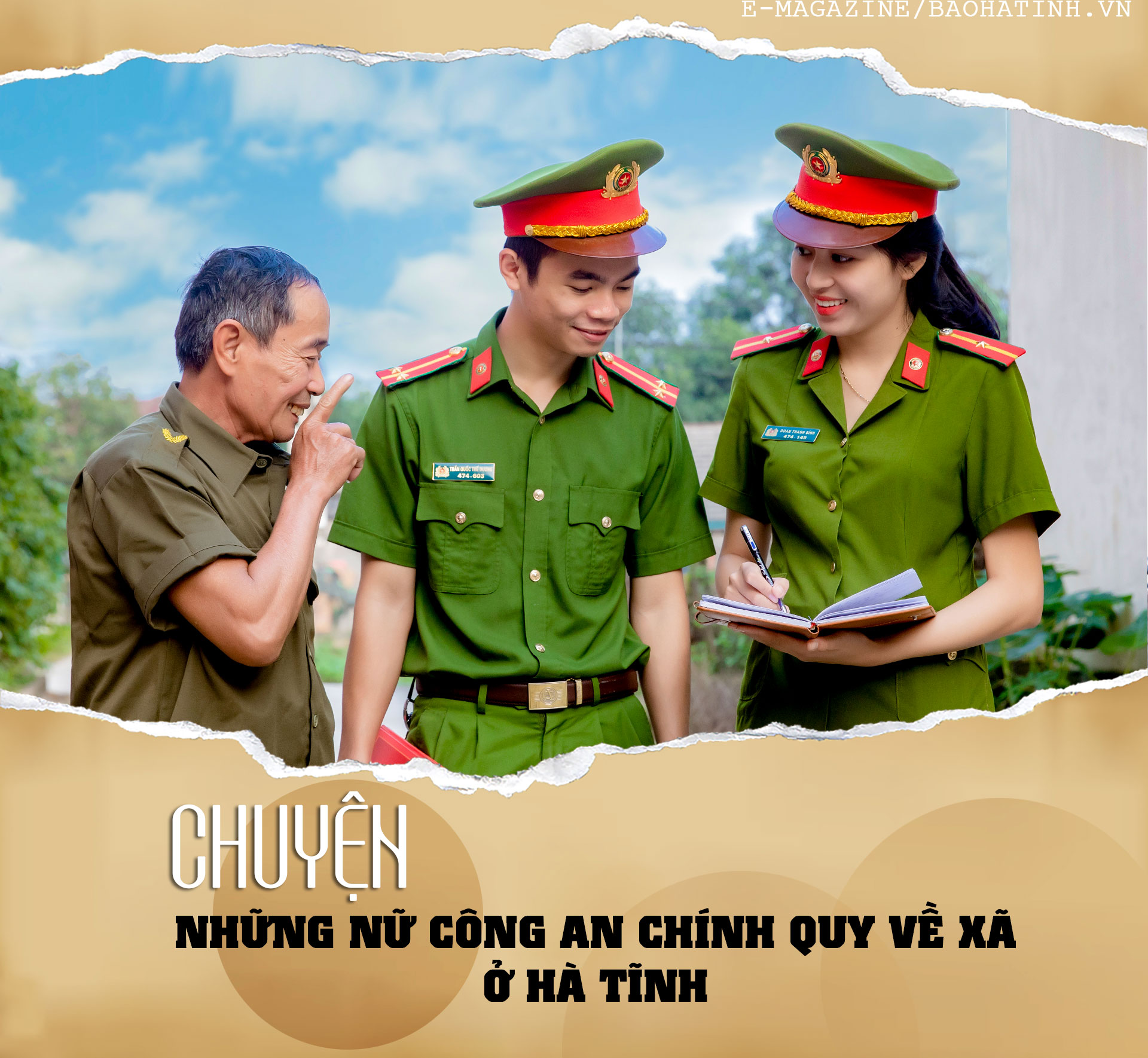 Chuyện những nữ công an chính quy về xã ở Hà Tĩnh