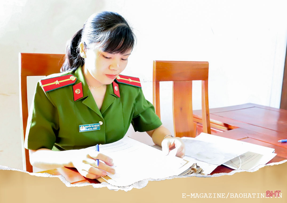 Chuyện những nữ công an chính quy về xã ở Hà Tĩnh