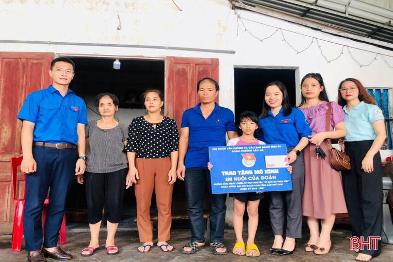 Tuổi trẻ TP Hà Tĩnh hỗ trợ xây dựng các công trình cho thiếu nhi 