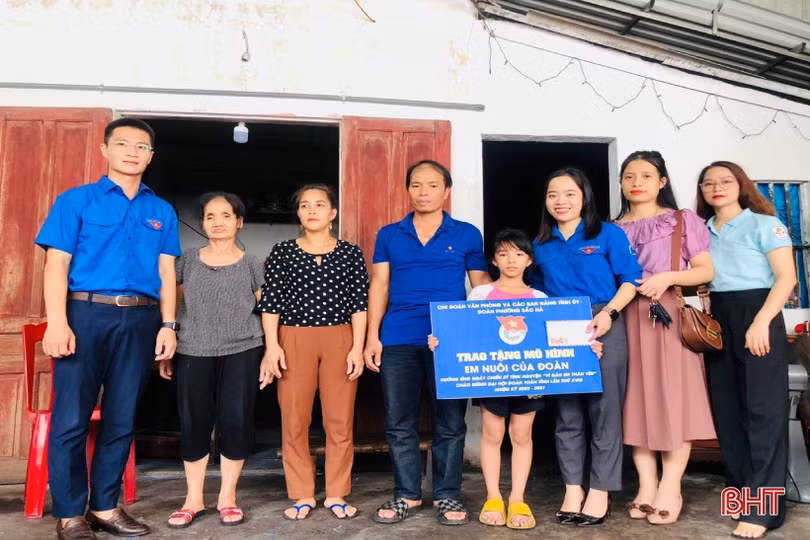 Tuổi trẻ TP Hà Tĩnh hỗ trợ xây dựng các công trình cho thiếu nhi 