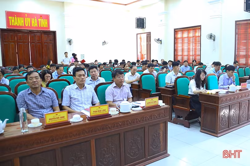 TP Hà Tĩnh thực hiện nghiêm Nghị quyết 18-NQ/TW, nâng cao hiệu quả hoạt động tổ chức bộ máy 