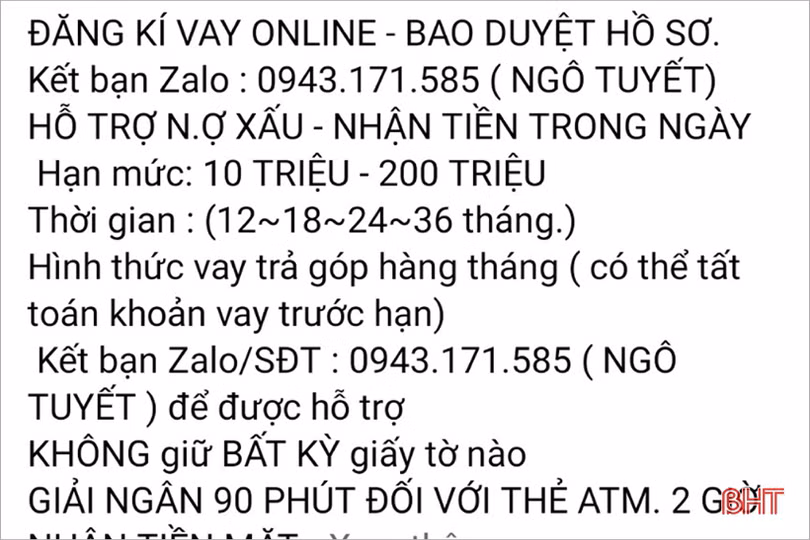 Tỉnh táo để không rơi vào “bẫy” vay tiền trực tuyến qua app