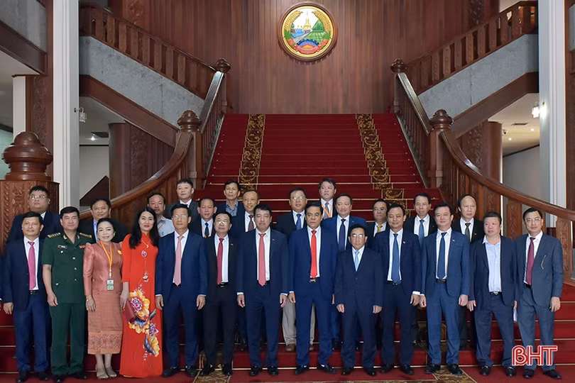 Hà Tĩnh tăng cường mở rộng hợp tác, giao lưu với các địa phương của nước CHDCND Lào